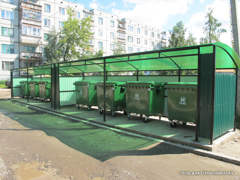 В России сократят требования к расстоянию мусорных контейнеров до зданий